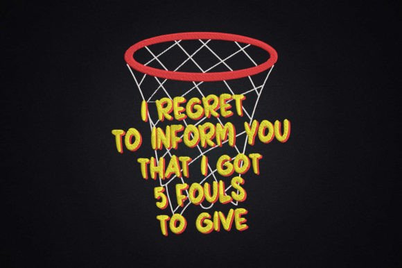 5 Fouls Quote Funny Basketball