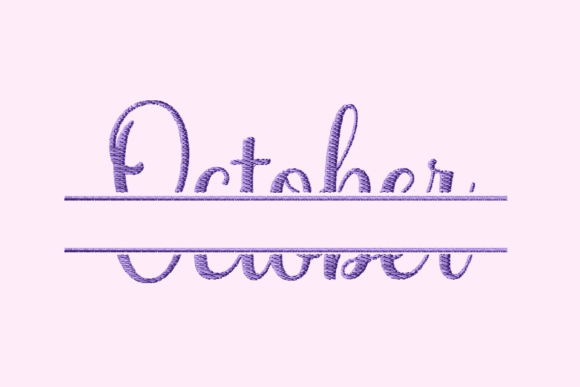 Blue Monogram October
