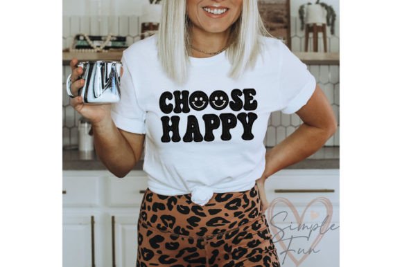 Choose Happy: A Smart Embroidery Design for Small Business Branding
