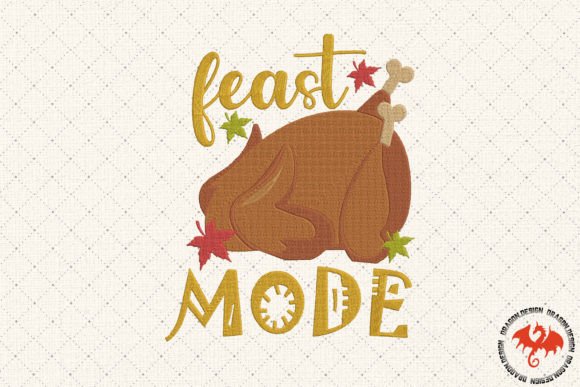 Feast Mode: A Warm, Festive Thanksgiving Embroidery Design
