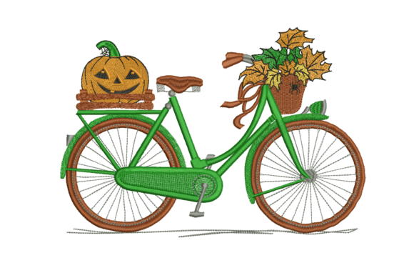Halloween Pumpkin Bike