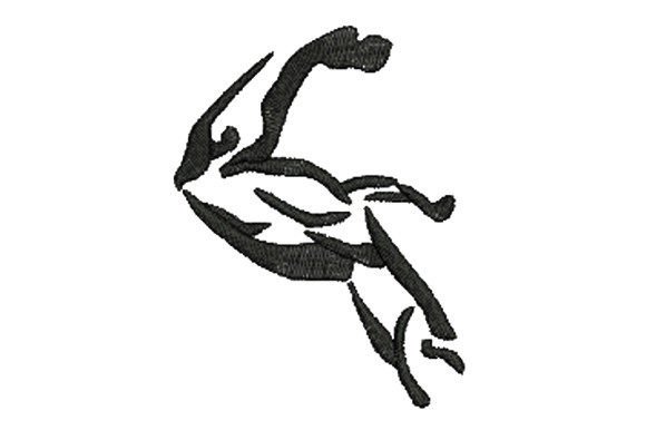Man’s Arm Muscles Embroidery Design
